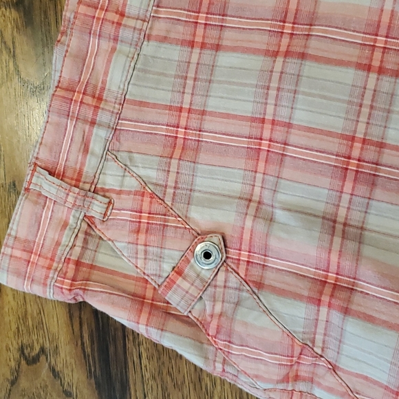 Womens Columbia beige & peach sorts size 14 - Picture 3 of 5